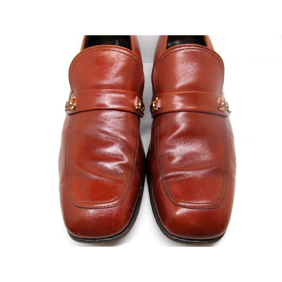 Nettleton Leather Half Strap Loafers Size 11 B/D Made In The USA - Picture 3 of 16